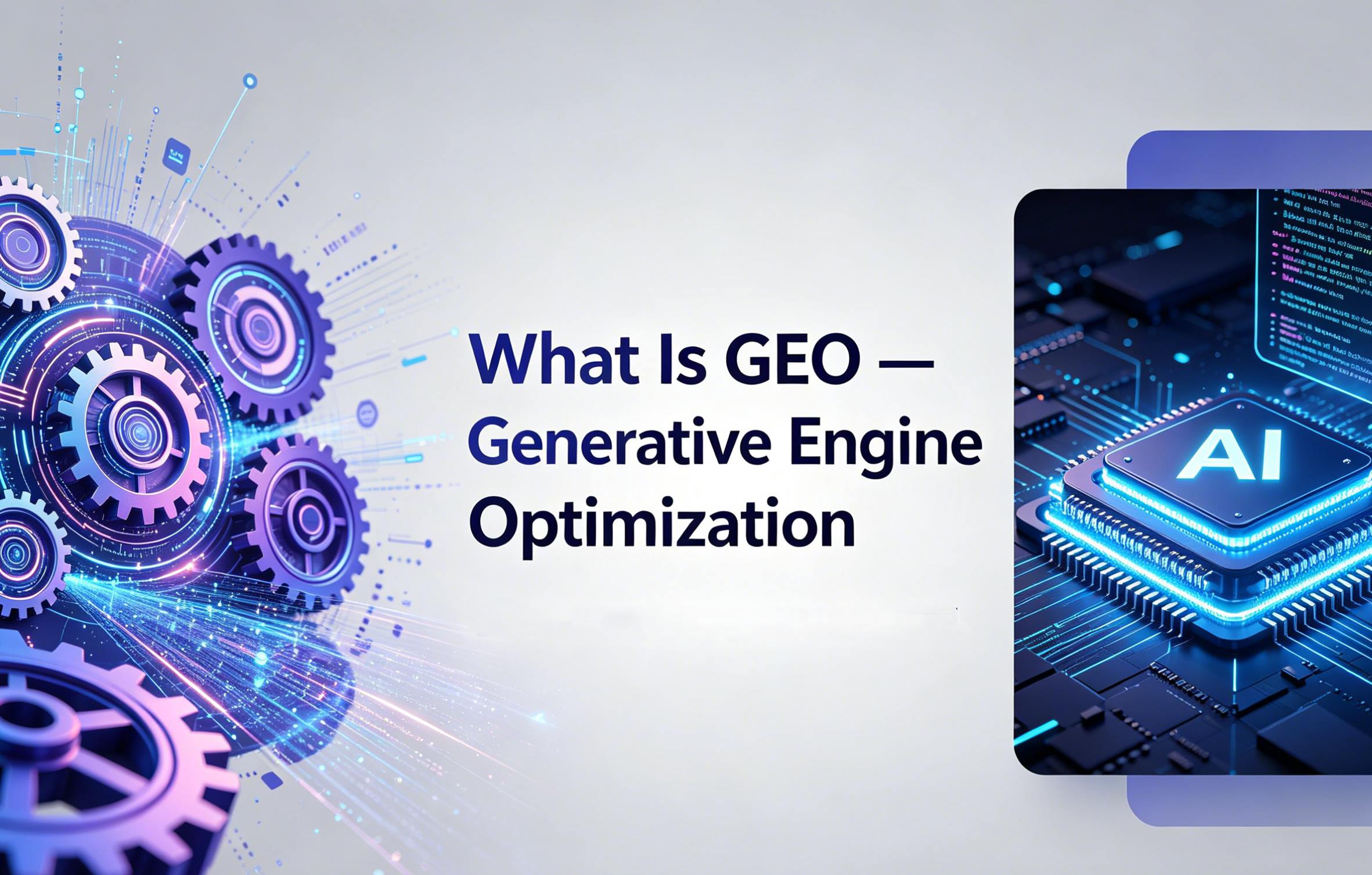 What Is GEO – Generative Engine Optimization